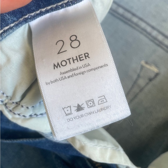 MOTHER Blue Flare Jeans - Picture 5 of 6